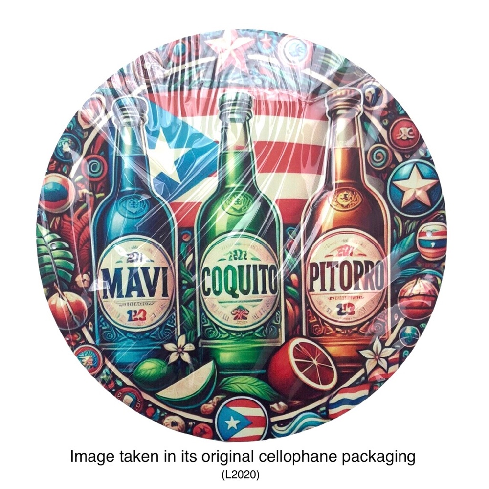 Puerto Rican Ethnic Drinks Retro Metal Sign (L2020)